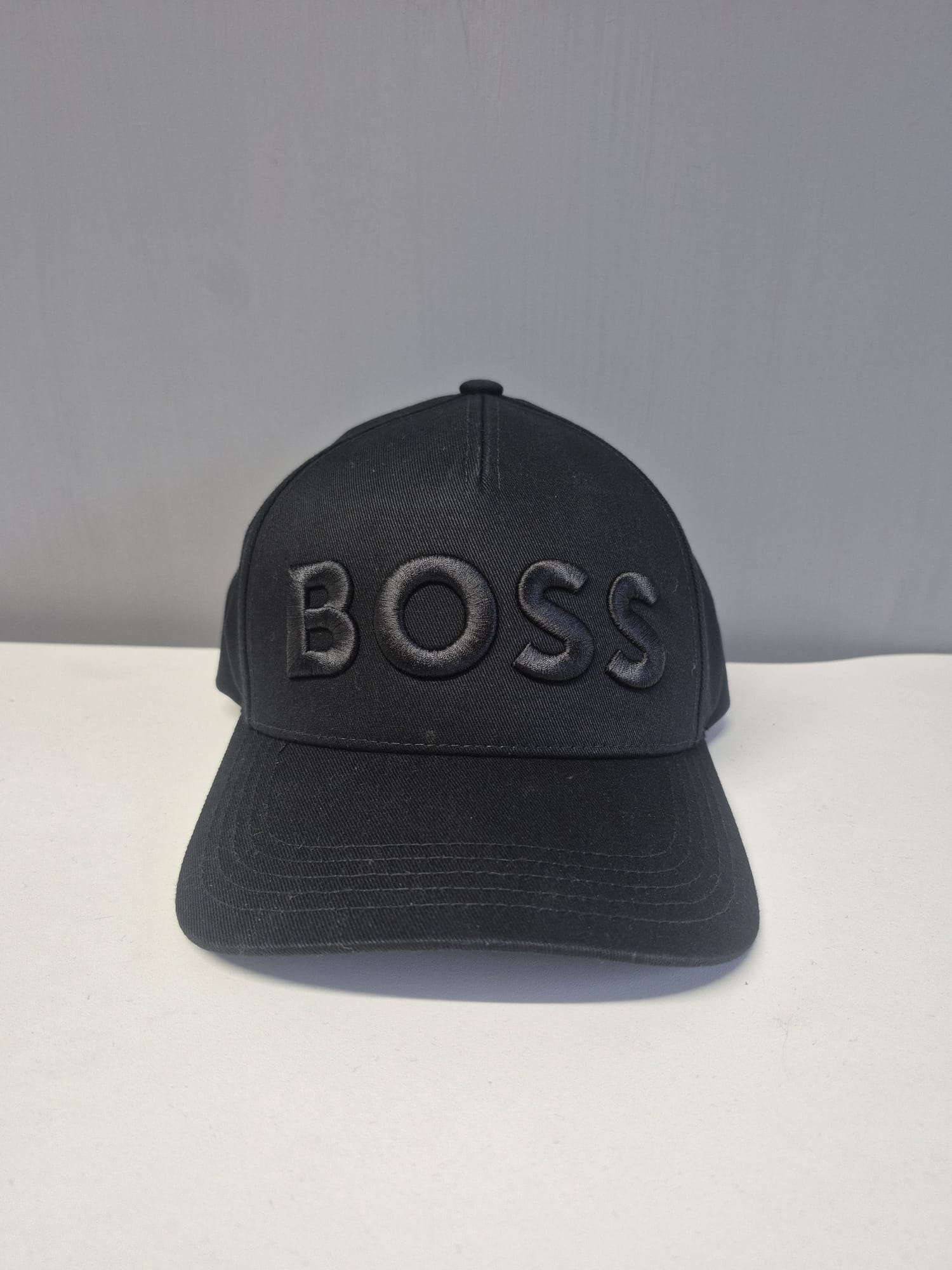 BOSS Logo-embroidered twill cap