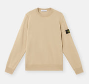 Stone Island 6100044 Cotton Fleece Crewneck Sweatshirt - Desert