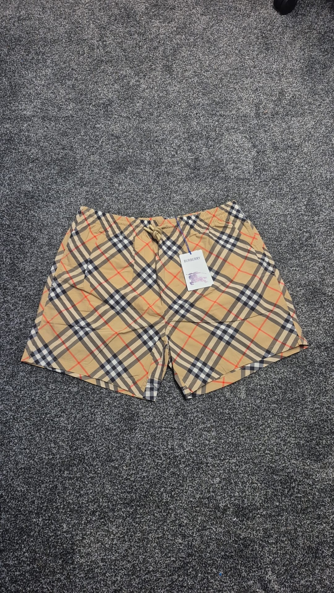Burberry Checked Swim Shorts