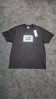 C.P. Company 30/1 Label T-Shirt Black