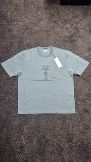 C.P. Company 30/2 Embroidered British Sailor Logo T-Shirt