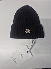 Moncler Logo Motif Beanie Hat