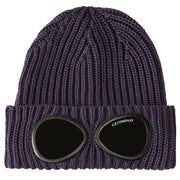 C.P. Company Extra Fine Merino Wool Goggle Beanie - Nightshade