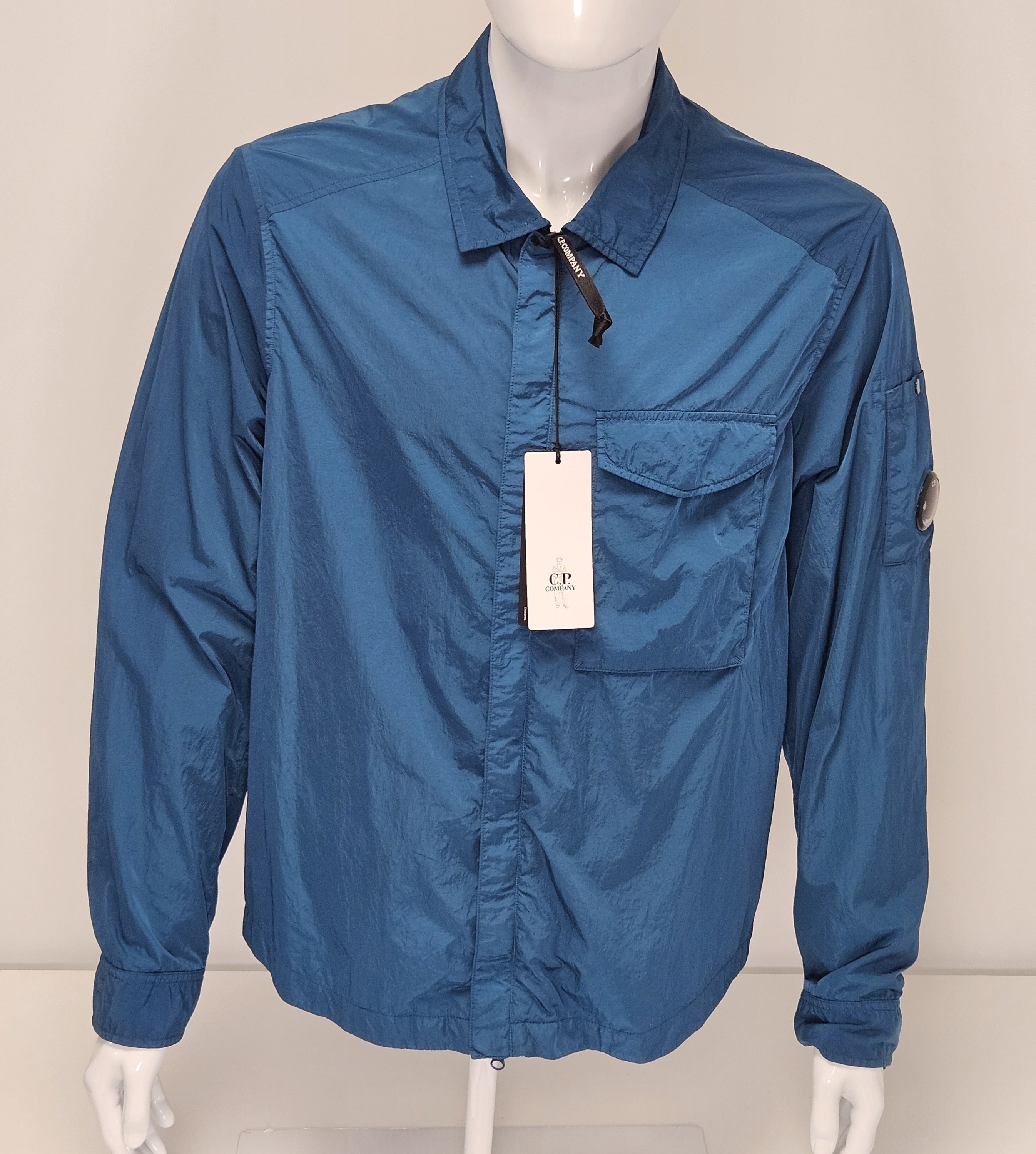 C.P. Company Lens Overshirt - Ink Blue