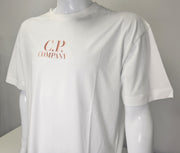 C.P. Company Graphic Short Sleeve Tee Shirt With Sailor Print - White