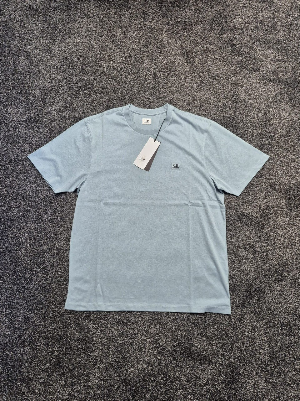 C.P. Company 30/1 Logo Patch T-Shirt Blue