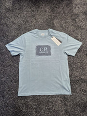 C.P. Company 30/1 Label T-Shirt Blue