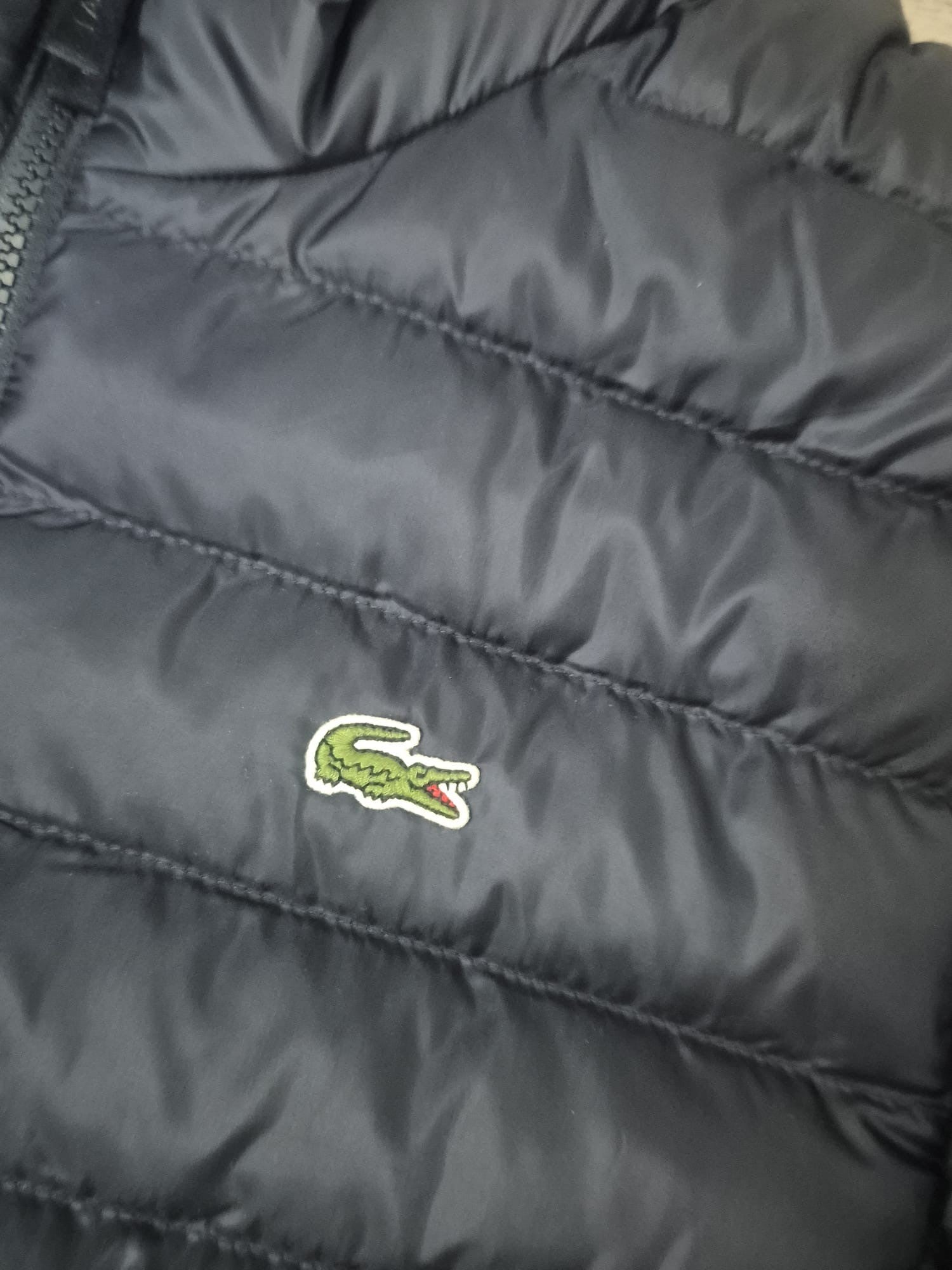 Lacoste Slim Fit Quilted Hooded Puffer Jacket