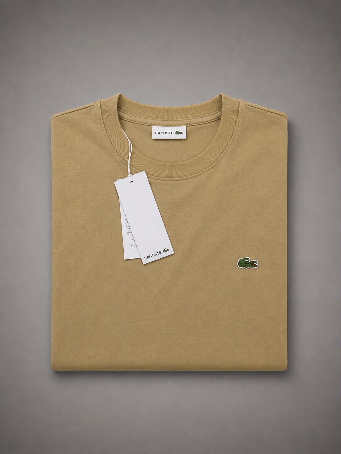 Lacoste T-shirt in biege/tan