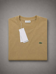 Lacoste T-shirt in khaki/taupe
