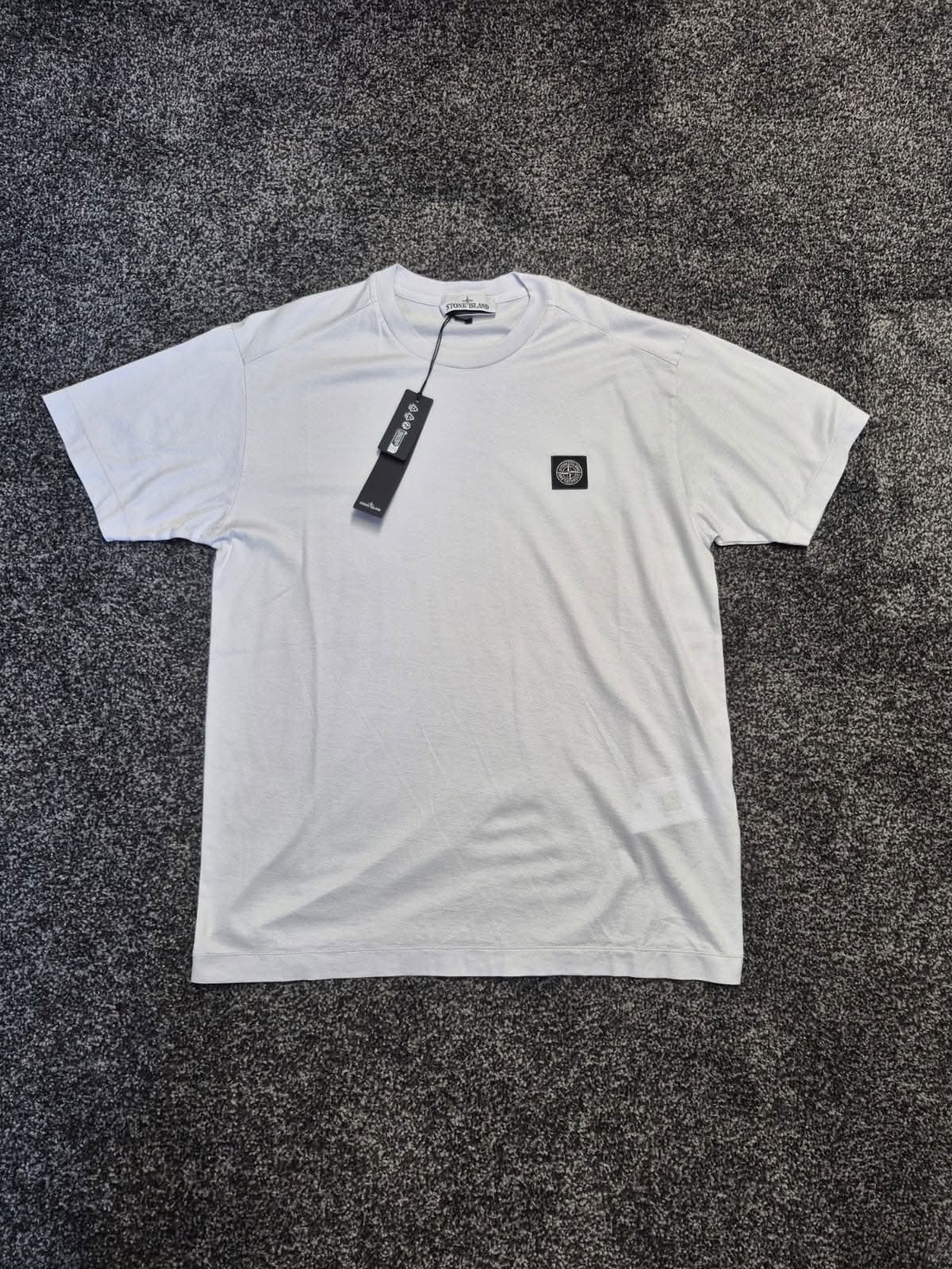 Stone Island Compass Patch T-Shirt - Ash Grey