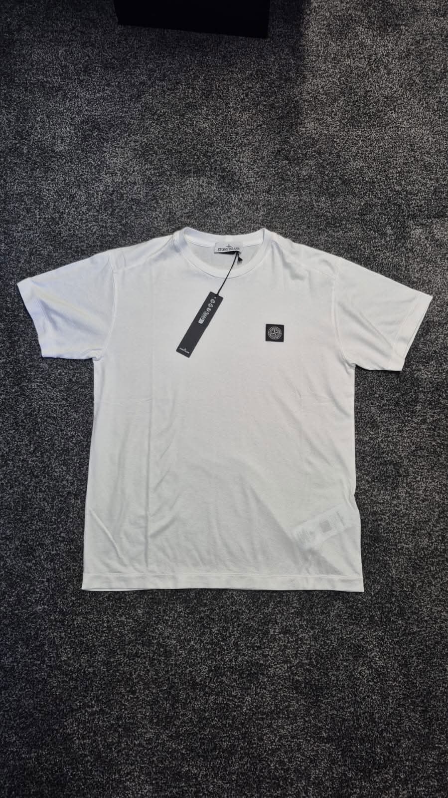 Stone Island Compass Patch T-Shirt - White