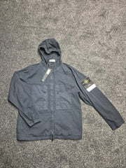 Stone Island Supima® Cotton Twill Stretch Hooded Overshirt