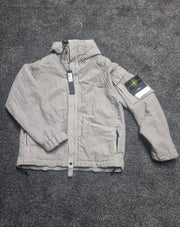 Stone Island Wrinkled Corduroy Hooded Jacket